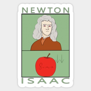 Isaac Newton Sticker